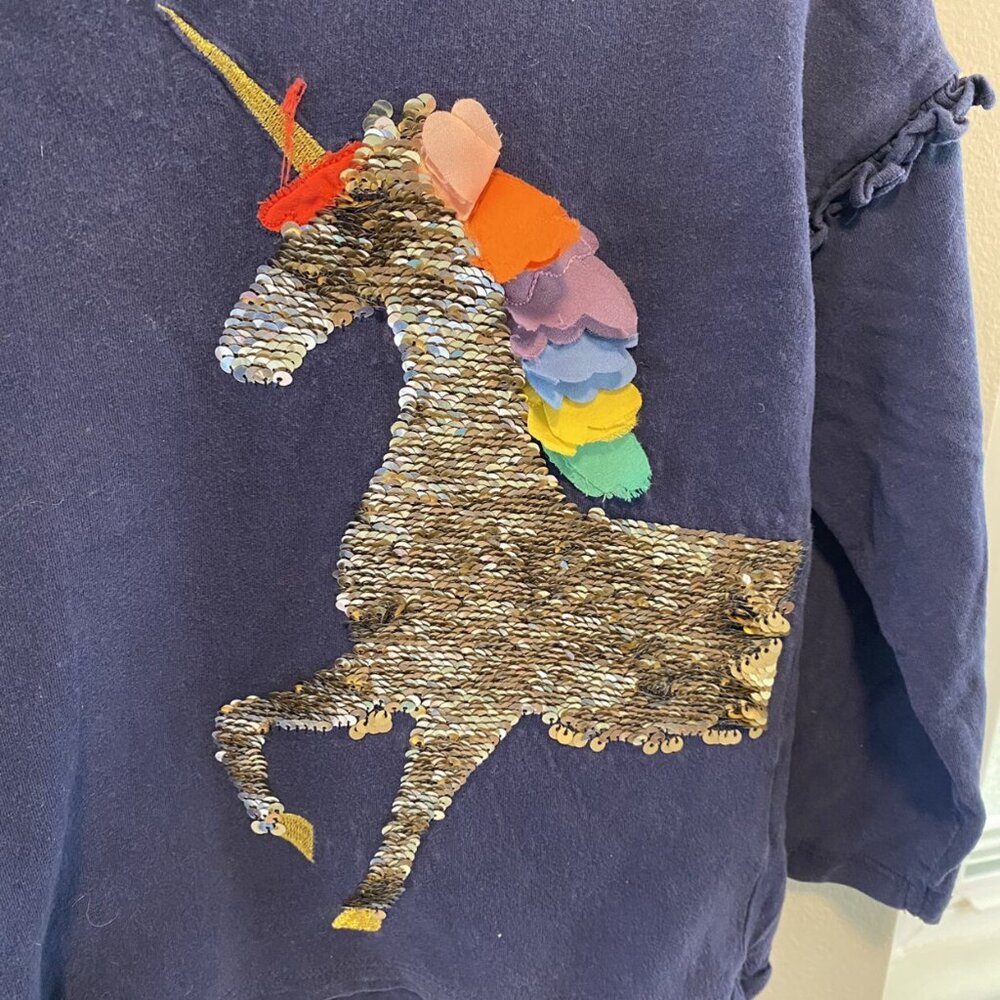 mini boden Unicorn Flip Sequin Tee (b)